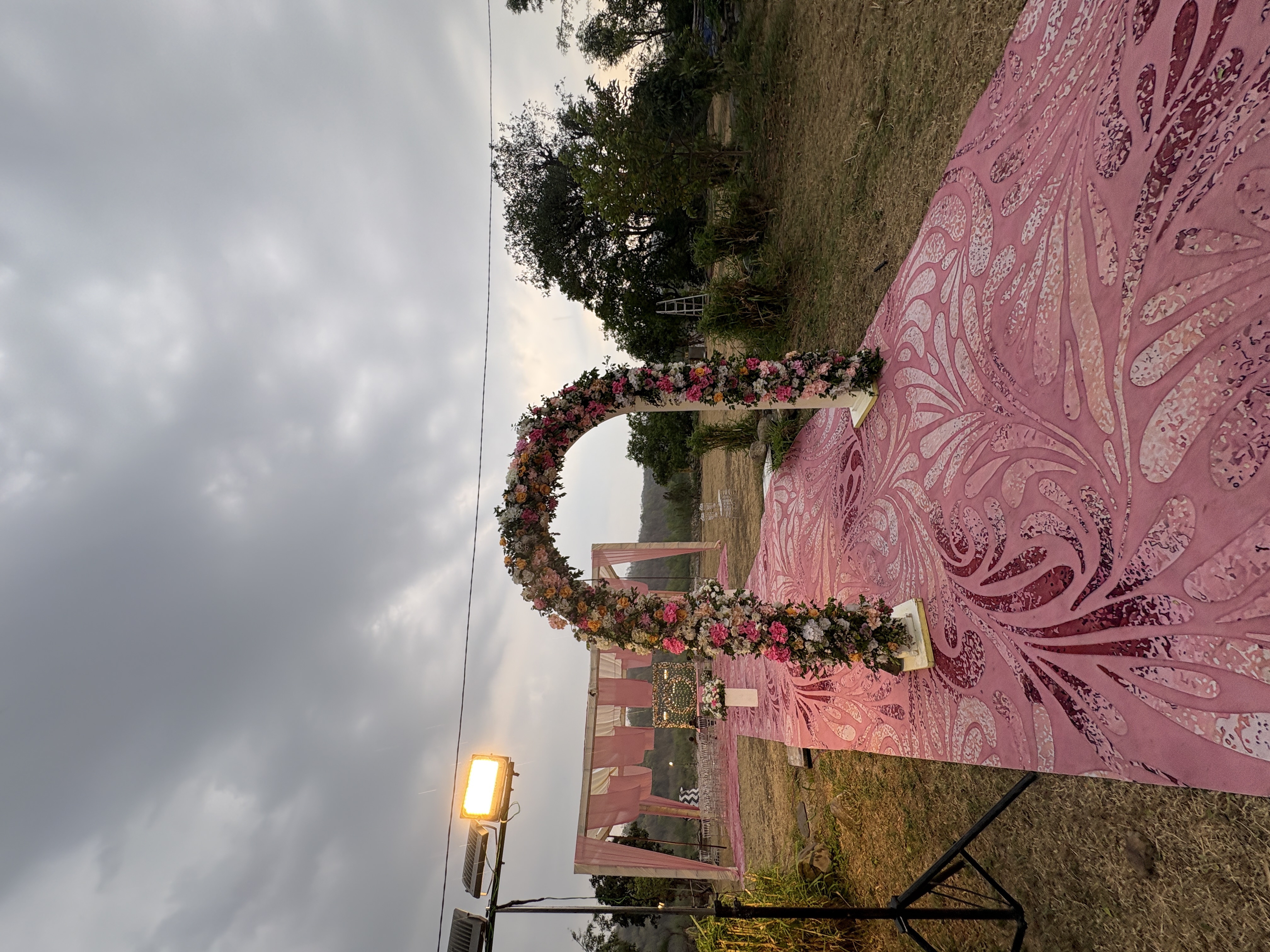 Riverside wedding photo at Corbett Wild Resort